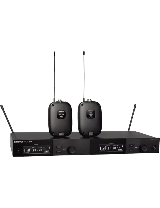  SHURE SLXD14DE-S50 Sistema doble completo - Sistema doble de bolsillo - S50 - 823-832/863-865 MHz|MusicGoodDeal 