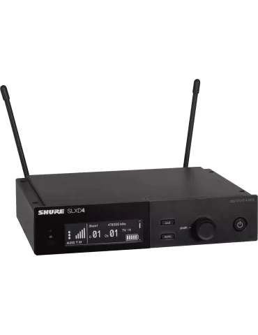  SHURE SLXD4E-H56 Receiver - Single Receiver - 518-562 MHz|MusicGoodDeal 