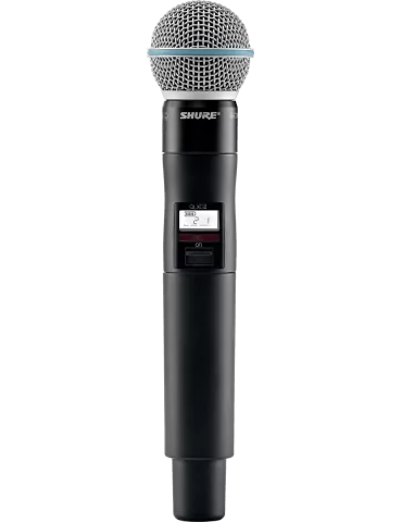  SHURE QLXD2-B58-H51 Handheld transmitter - BETA58A - H51 band - 534 to 598 MHz|MusicGoodDeal 