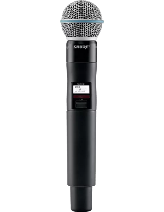  SHURE QLXD2-B58-H51 Handheld transmitter - BETA58A - H51 band - 534 to 598 MHz|MusicGoodDeal 