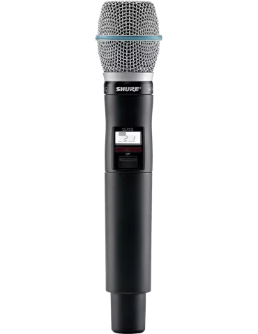  SHURE QLXD2-B87A-G51 Emisor de mano - BETA87A - Banda G51 - 470 a 534 MHz|MusicGoodDeal 