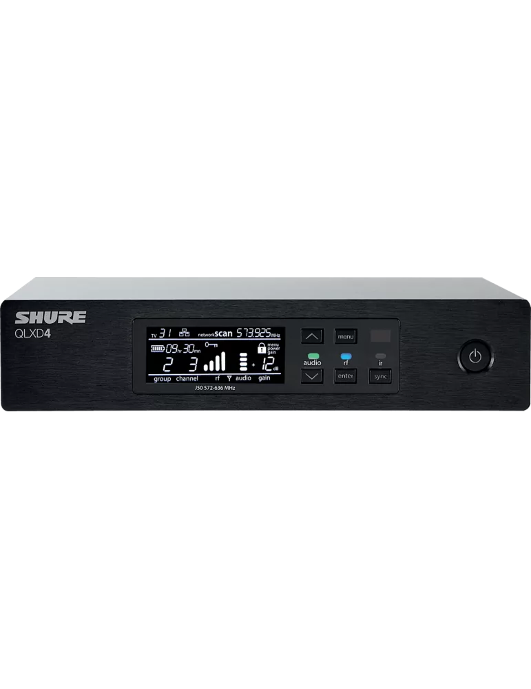 SHURE QLXD4-G51 Receiver - Empfänger  470 bis 534 MHz|MusicGoodDeal