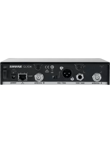  SHURE QLXD4-H51 Receiver - Receiver - H51 Band - 534 to 598 MHz|MusicGoodDeal  2