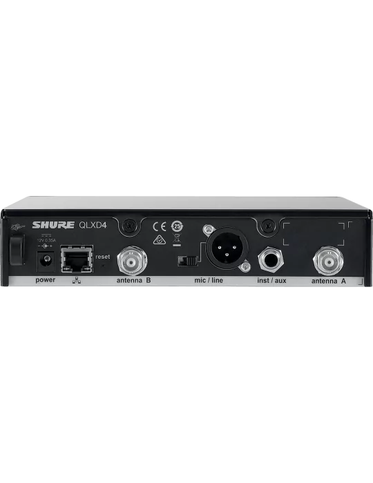  SHURE QLXD4-H51 Receptor - Receptor - Banda H51 - 534 a 598 MHz|MusicGoodDeal 