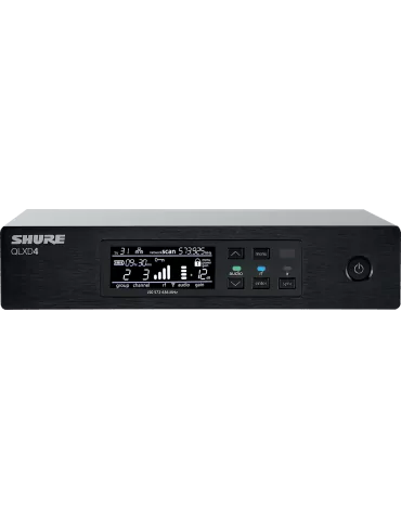  SHURE QLXD4-K51 Receiver - Receiver - K51 Band - 606 to 670 MHz|MusicGoodDeal 