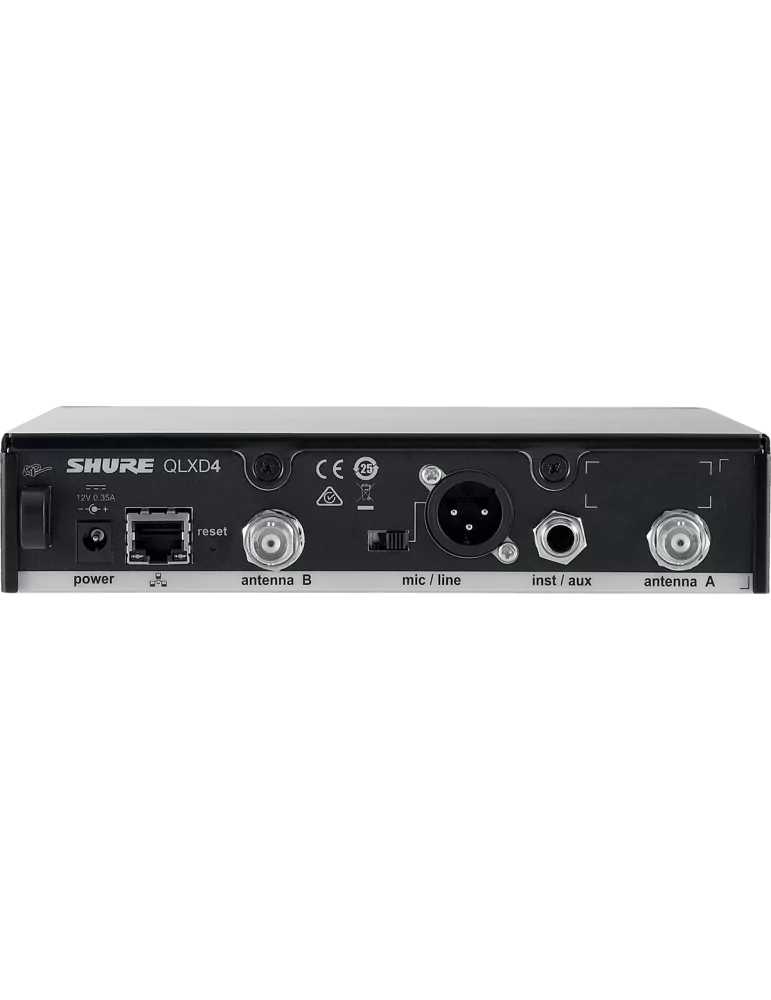  SHURE QLXD4-K51 Receptor - Receptor - Banda K51 - 606 a 670 MHz|MusicGoodDeal 