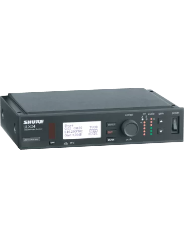  SHURE ULXD4E-G51 Receiver - Single - G51 Band - 470 to 534 MHz|MusicGoodDeal 