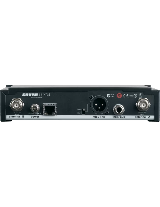  SHURE ULXD4E-G51 Receptor - Simple - Banda G51 - 470 a 534 MHz|MusicGoodDeal 