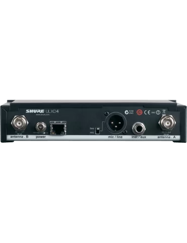 SHURE ULXD4E-H51 Receiver H51 Band - 534 to 598 MHz|MusicGoodDeal 2