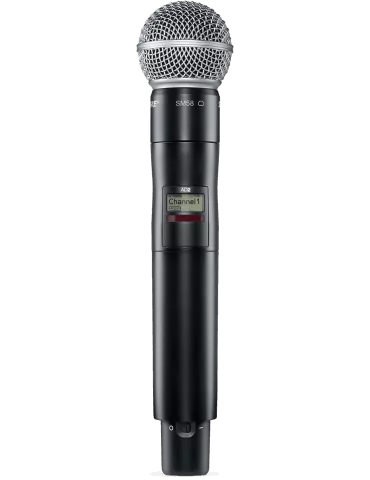  SHURE AD2-58-K55 AD Series Handheld Transmitter - AD2 SM58 Transmitter - 606-694 MHz|MusicGoodDeal 