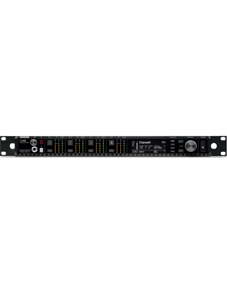  SHURE AD4QE-B Receiver - Quad AD Receiver - 606-694 MHz|MusicGoodDeal 