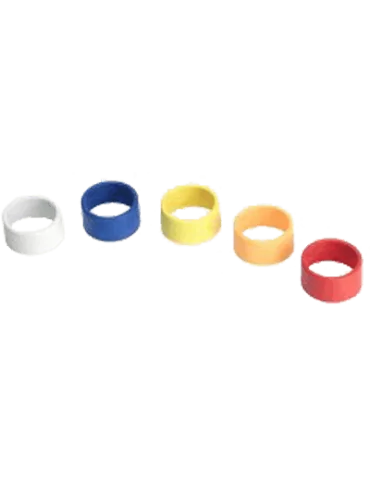  SHURE WA615M Transmitter Accessories - 5 SLX2 / ULX2 Color Rings|MusicGoodDeal 