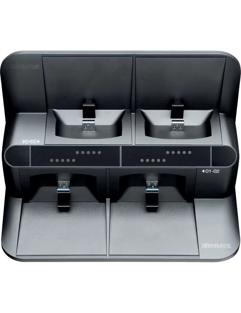  SHURE SBC450-E Chargers - 4-bay charger for ULXD6 / ULXD8|MusicGoodDeal 