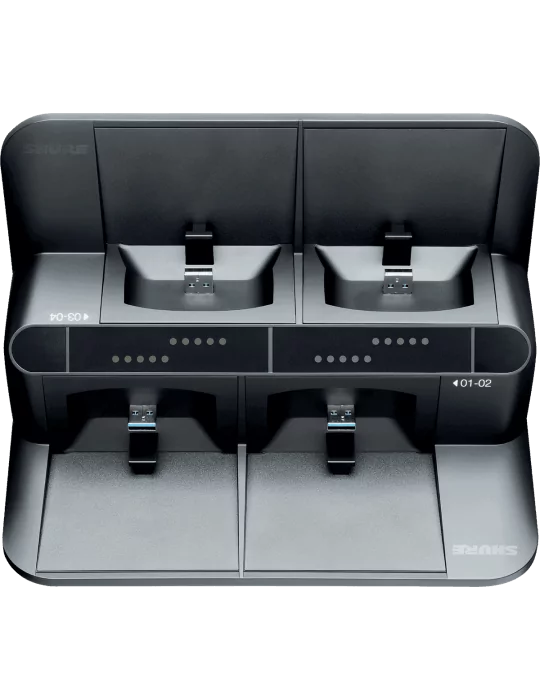  SHURE SBC450-E Chargers - 4-bay charger for ULXD6 / ULXD8|MusicGoodDeal 
