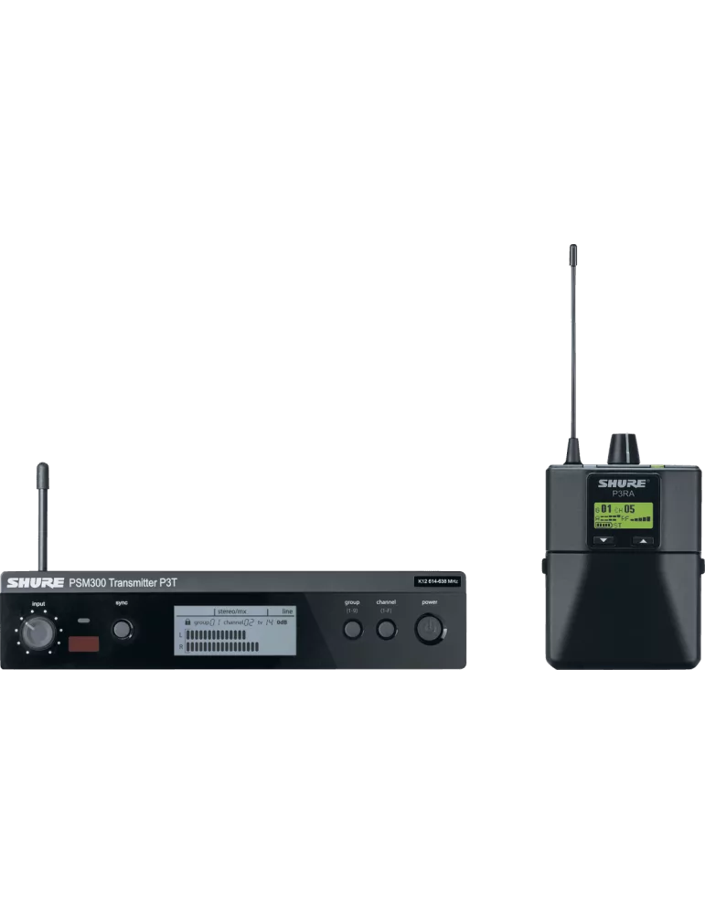 SHURE P3TERA-K3E Complete System - Premium Pack - K3E Band|MusicGoodDeal 