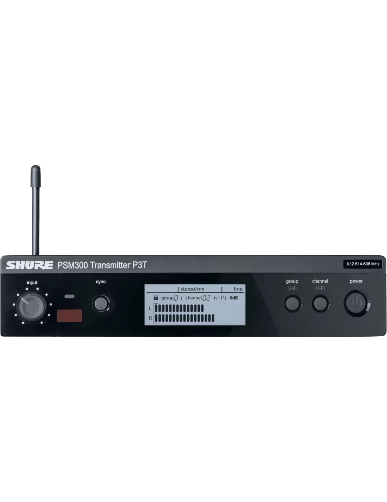 SHURE P3TE-K3E Transmitter - K3E Band - 606 to 630 MHz|MusicGoodDeal