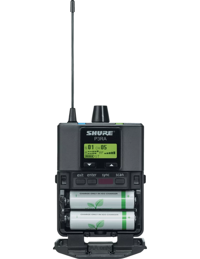 SHURE P3RA-H20 Receiver - Premium - H20 Band|MusicGoodDeal