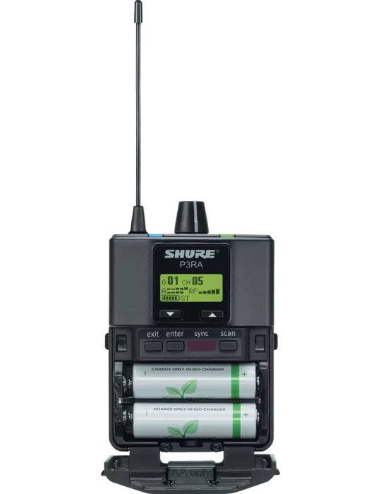 SHURE P3RA-H20 Receiver - Premium - H20 Band|MusicGoodDeal