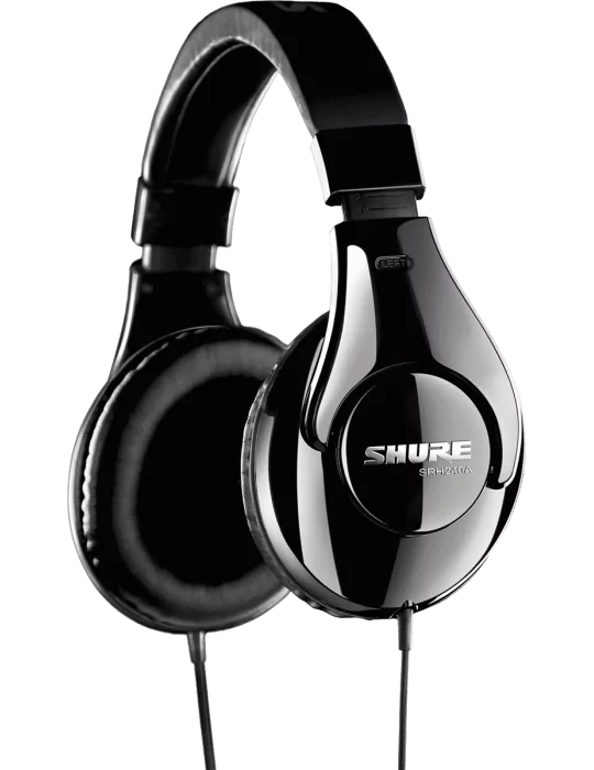  SHURE SRH240A-BK Closed Nomad|MusicGoodDeal 