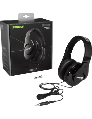  SHURE SRH240A-BK Closed Nomad|MusicGoodDeal  2