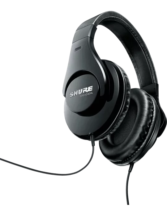  SHURE SRH240A-BK Closed Nomad|MusicGoodDeal 
