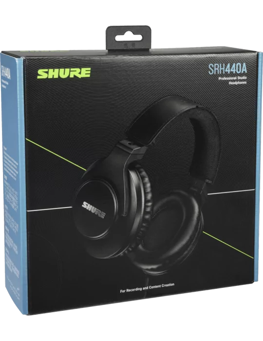  SHURE SRH440A-EFS Auriculares profesionales cerrados de estudio|MusicGoodDeal 