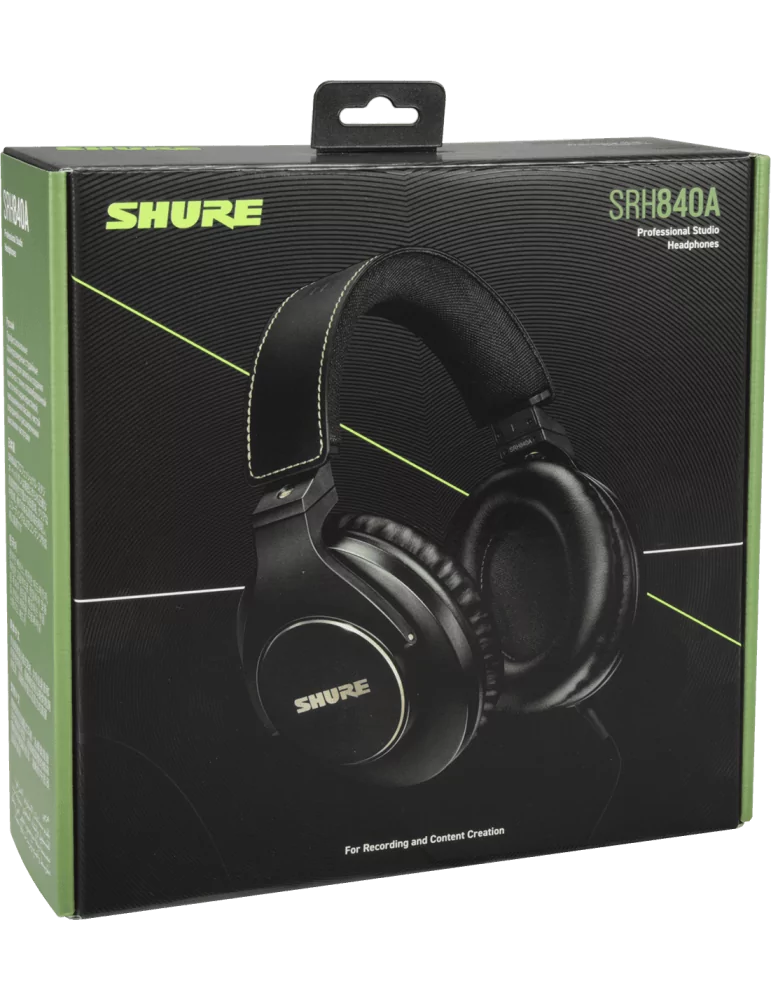  SHURE SRH840A-EFS SRH840A black pro monitor headphones|MusicGoodDeal 