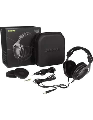  SHURE SRH1840-BK Premium open studio headphones|MusicGoodDeal  2