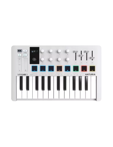  ARTURIA MiniLab MK3 white|MusicGoodDeal 