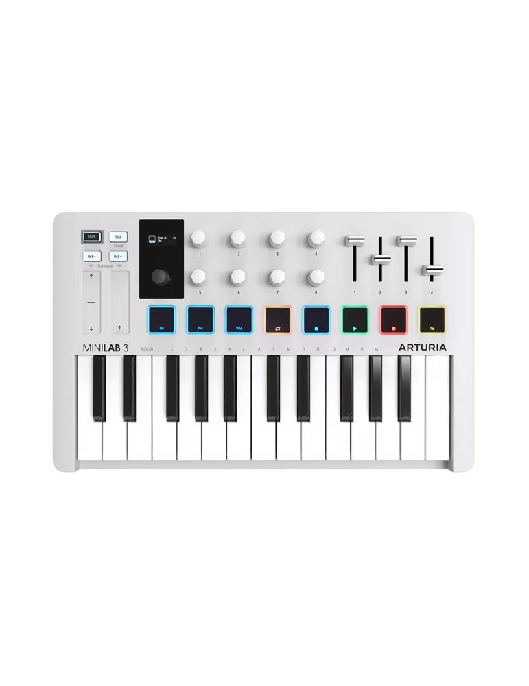  ARTURIA MiniLab MK3 white|MusicGoodDeal 
