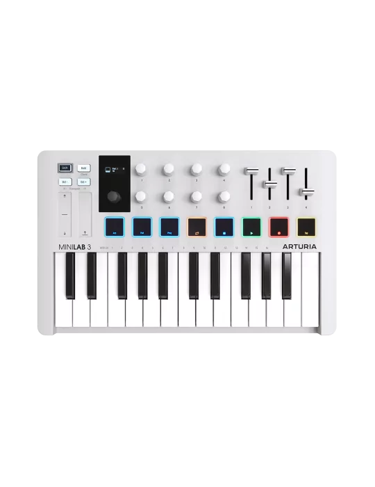  ARTURIA MiniLab MK3 white|MusicGoodDeal 