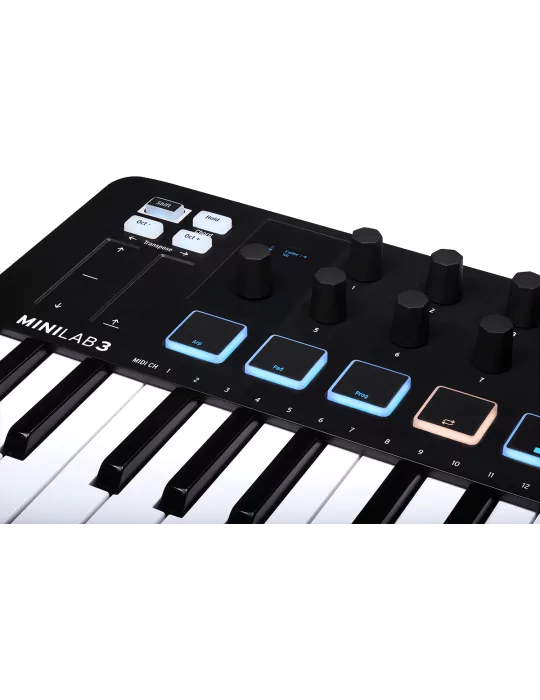  ARTURIA MiniLab MK3 Master Keyboard black|MusicGoodDeal 