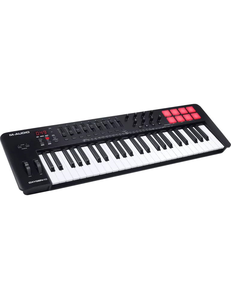  M-AUDIO OXYGEN 49V USB-Midi 49 notes 8 pads/pots/faders|MusicGoodDeal 