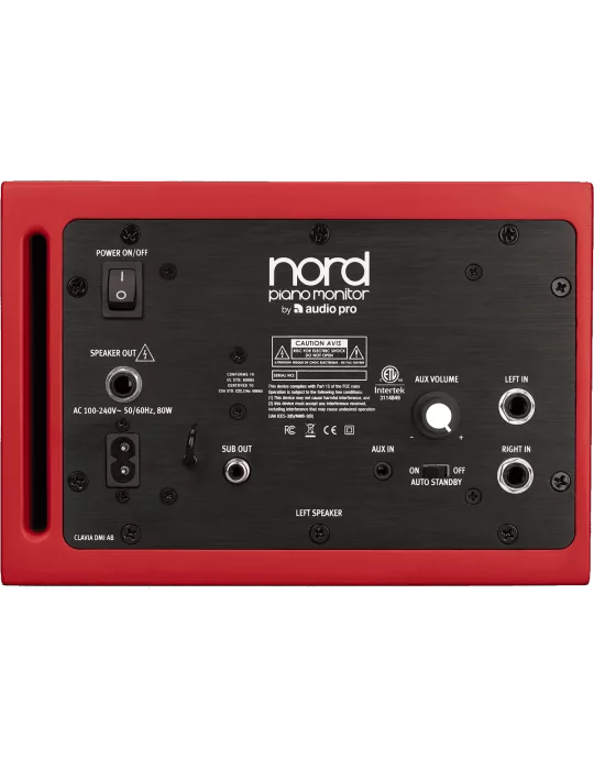 NORD NP-MONITORV2 Altavoces para teclado 2x80W (par)|MusicGoodDeal