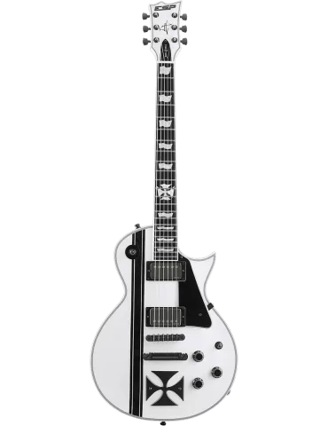  ESP IRONCROSS-W James Hetfield - Bright white with black stripes|MusicGoodDeal 