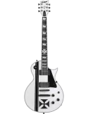  ESP IRONCROSS-W James Hetfield - Bright white with black stripes|MusicGoodDeal 