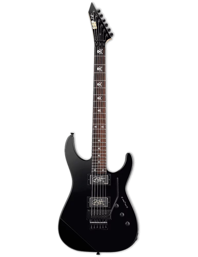  ESP KH2NECKTHRU-BLK Kirk Hammett - Negro brillante|MusicGoodDeal 