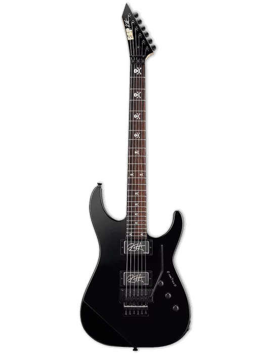  ESP KH2NECKTHRU-BLK Kirk Hammett - Negro brillante|MusicGoodDeal 