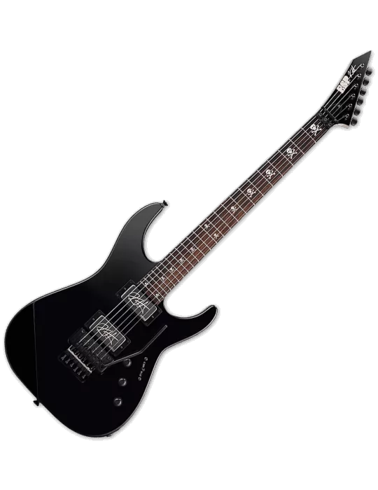  ESP KH2NECKTHRU-BLK Kirk Hammett - Negro brillante|MusicGoodDeal 