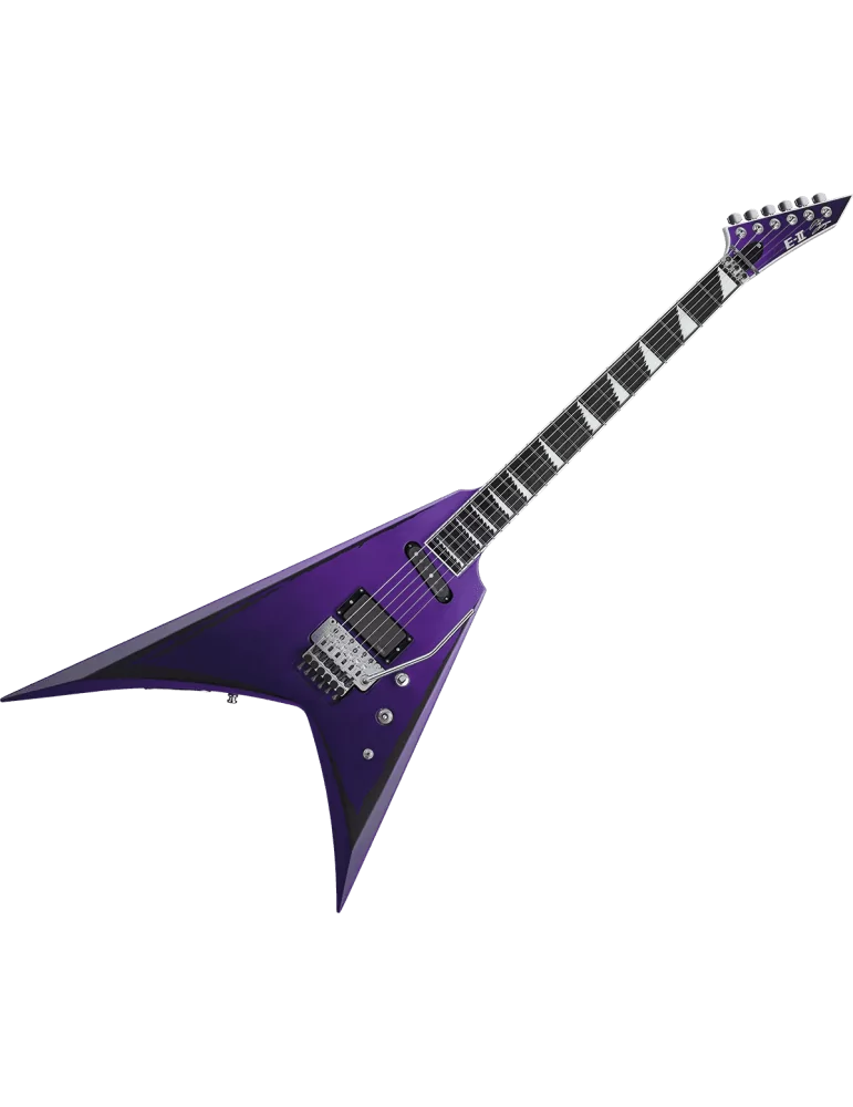  ESP 2ALEXIRIPPED Alexi Laiho - Purple Fade Satin w/ Ripped Pinstripes|MusicGoodDeal 