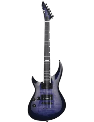  ESP 2HOR3LH-RDB Horizon-III - Horizon 3 flamed purple trans. left handed|MusicGoodDeal 