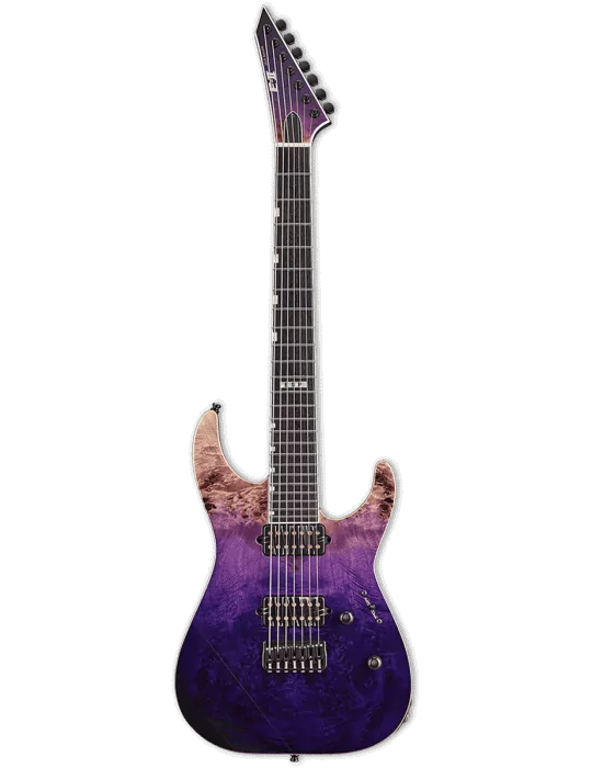  ESP 2MII7NTHS-PRNFD M-II - Purple gradient - 7 strings|MusicGoodDeal 