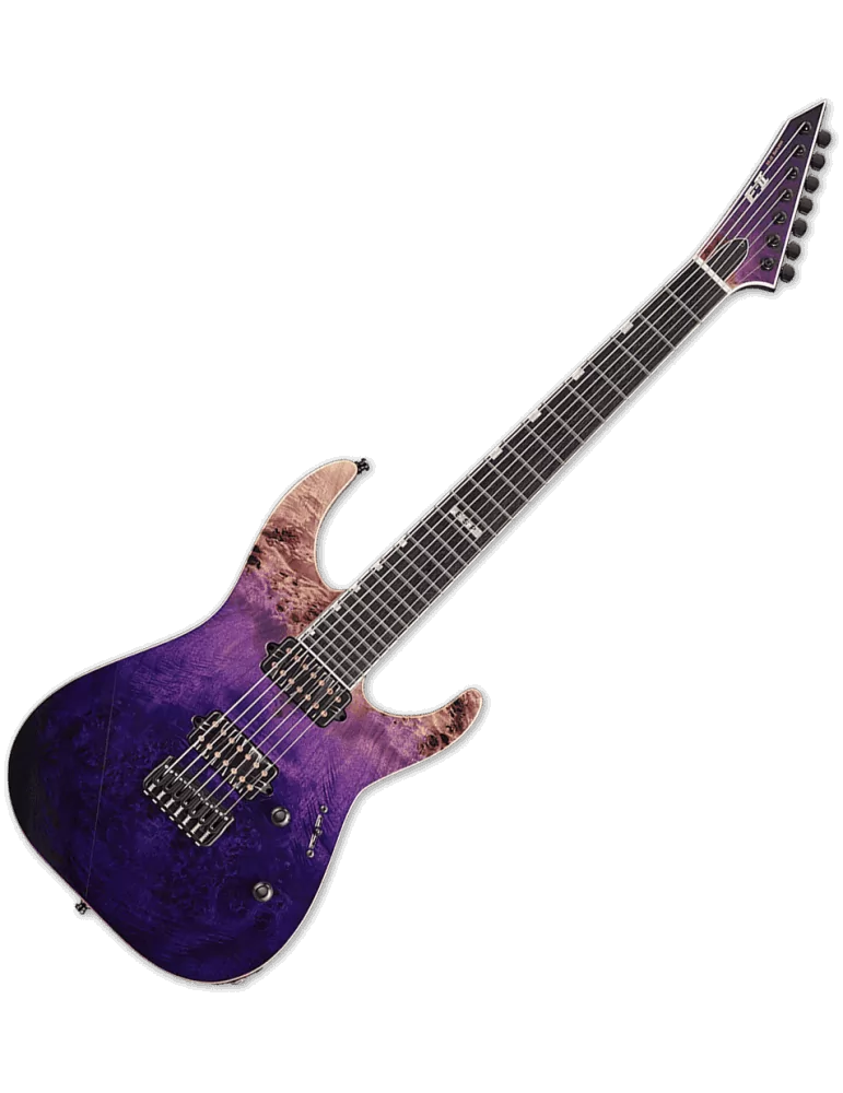  ESP 2MII7NTHS-PRNFD M-II - Purple gradient - 7 strings|MusicGoodDeal 