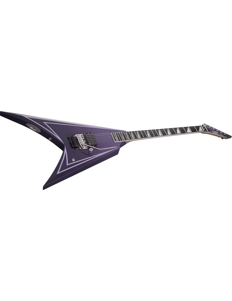  ESP EALEXIHEXED Alexi Laiho - Purple Fade Satin w/ Ripped Pinstripes|MusicGoodDeal 