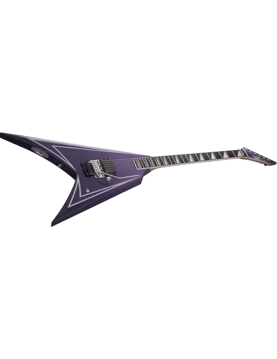  ESP EALEXIHEXED Alexi Laiho - Purple Fade Satin w/ Ripped Pinstripes|MusicGoodDeal 