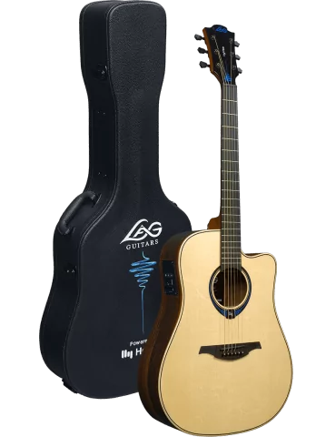  Lâg HyVibe 30 dread cutaway|MusicGoodDeal 