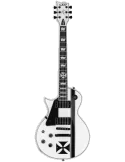  LTD IRONCROSSLH-SW Modelo de la Cruz de Hierro - Blanco Brillante - para zurdos|MusicGoodDeal 