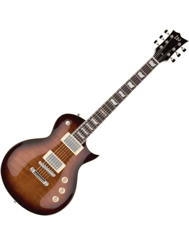  LTD EC256FM-DBSB Model 200 - See Thru Dark Brown Sunburst|MusicGoodDeal  2