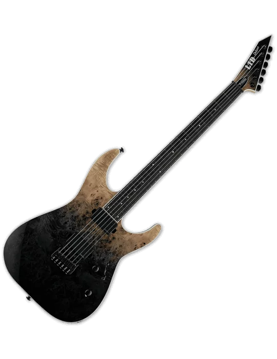  LTD M1000HTBPF-BLKFD Modell 1000 Deluxe - M1000 Hipshot Burl Poplar Fluence Black Fade|MusicGoodDeal 
