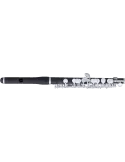  PEARL FLUTE PFP165E Grenadille - Head mustache|MusicGoodDeal 